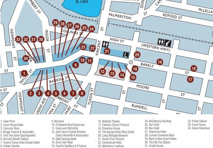 Historical Walking Tour Map